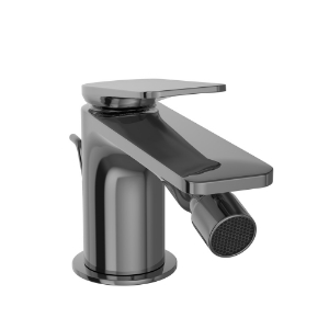 Picture of Single Lever 1-Hole Bidet Mixer with Popup Waste System - Black Chrome