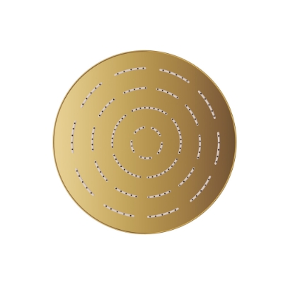 Picture of Round Shape Single Flow Maze Overhead Shower - Gold Bright PVD