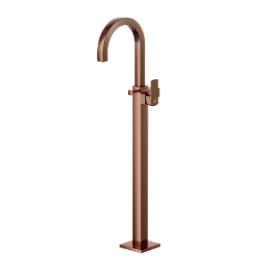 Picture of Exposed Parts of Floor Mounted Single Lever Bath Mixer - Blush Gold PVD