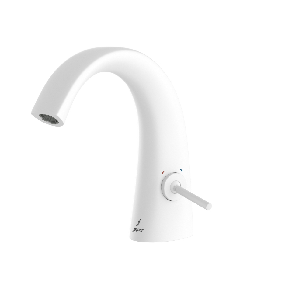 Picture of Joystick Basin Mixer - White Matt