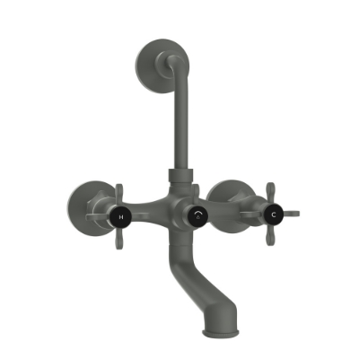 Picture of Wall Mixer with Provision For Overhead Shower - Graphite