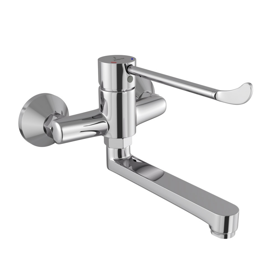 Picture of Single Lever Surgical Purpose Elbow Action Sink Mixer (Wall Mounted)