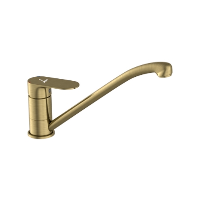 Picture of Single Lever Sink Mixer with Swinging Spout - Antique Bronze