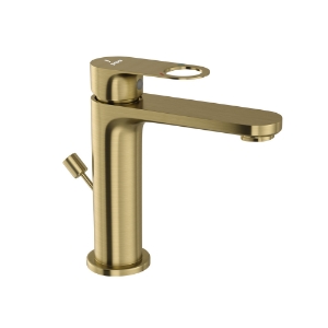 Picture of Single Lever Basin Mixer with Popup - Antique Bronze