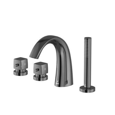 Picture of Thermostatic Bath and Shower Mixer - Black Chrome