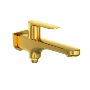 Picture of 2-Way Bib Cock - Gold Bright PVD