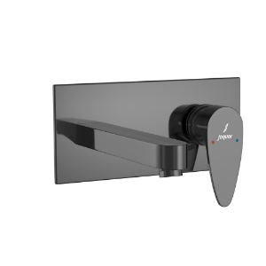 Picture of Exposed Part Kit of Single Lever Basin Mixer Wall Mounted - Black Chrome