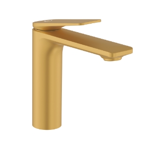 Picture of Single Lever Extended Basin Mixer - Gold Matt PVD