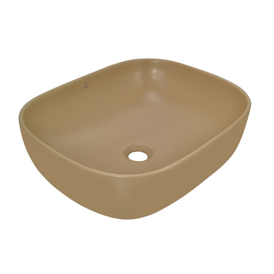 Picture of Thin Rim Table Top Basin - Beige Matt