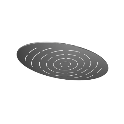 Picture of Maze Overhead Shower 340X220mm Oval Shape Single Flow - Black Chrome