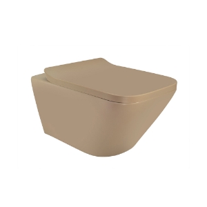 Picture of Rimless Blind Installation Wall Hung WC - Beige Matt