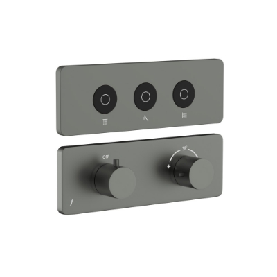 Picture of Exposed Part Kit of Cloud Touch Shower System - Graphite