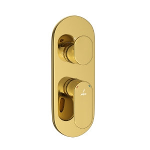 Picture of Aquamax Exposed Part Kit of Single Lever Shower Mixer - Gold Bright PVD