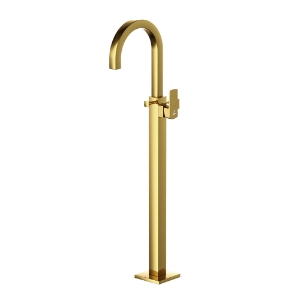 Picture of Exposed Parts of Floor Mounted Single Lever Bath Mixer - Gold Bright PVD