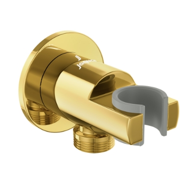 Picture of Wall Outlet with Shower Hook - Gold Bright PVD