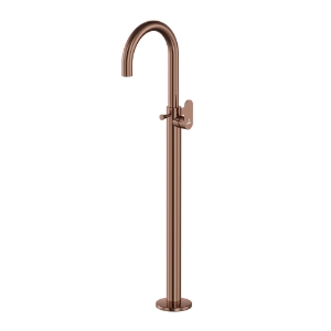 Picture of Exposed Parts of Floor Mounted Single Lever Bath Mixer - Blush Gold PVD