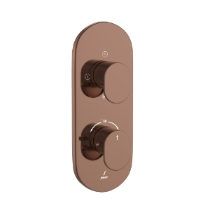 Picture of Aquamax Thermostatic Shower Mixer - Blush Gold PVD