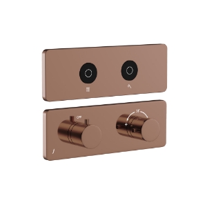 Picture of Exposed Part Kit of Cloud Touch Shower System - Blush Gold Bright PVD