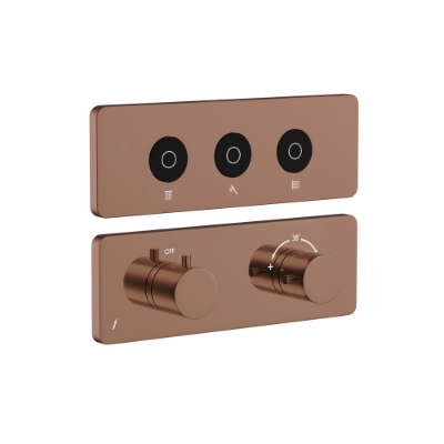 Picture of Exposed Part Kit of Cloud Touch Shower System - Blush Gold Bright PVD