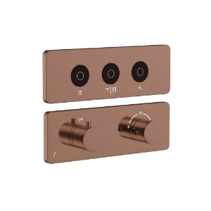 Picture of Exposed Part Kit of Cloud Touch Shower System - Blush Gold Bright PVD