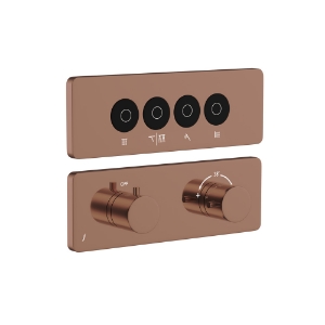 Picture of Exposed Part Kit of Cloud Touch Shower System - Blush Gold PVD