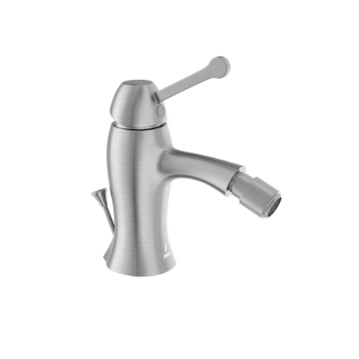 Picture of Single Lever 1-Hole Bidet Mixer with Popup Waste System - Stainless Steel