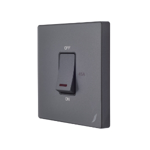 Picture of One Gang 45A Dp Switch - Grey