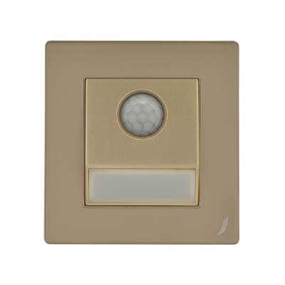Picture of Pir Motion Sensor Switch With Light - Gold
