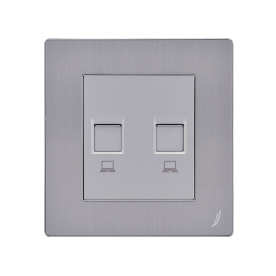 Picture of Double Computer Socket