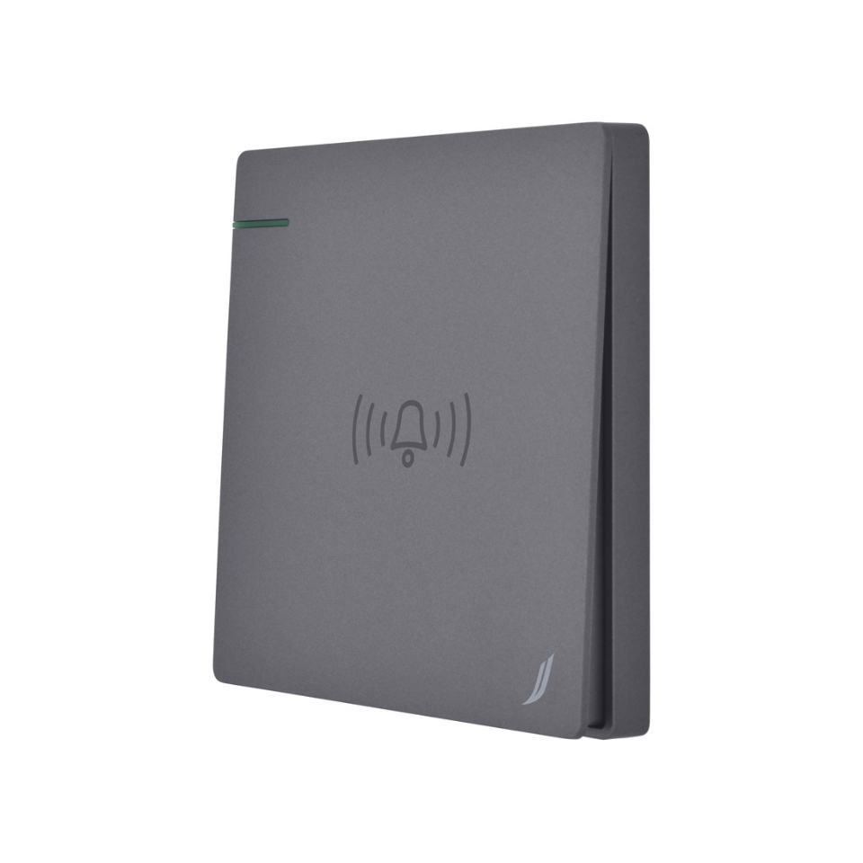 Karbonic Grey Finish One Gang Door Bell Switch
