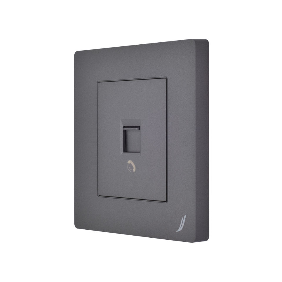 Picture of One Way Telephone Socket - Grey