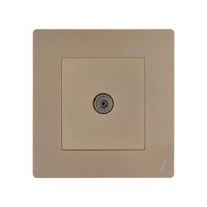 Picture of One Way Television Socket - Gold
