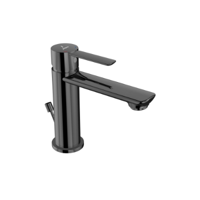 Picture of Single Lever Basin Mixer with Popup Waste - Black Chrome