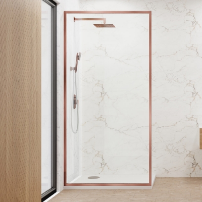 Picture of Alpha Walk in Panel - Antique Copper