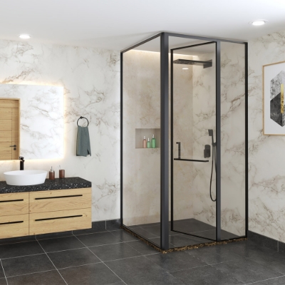 Picture of Beta L Shaped Shower Enclosure