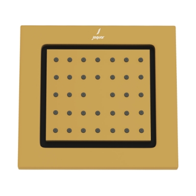 Picture of Body Shower 130x120mm Rectangular Shape - Gold Matt PVD