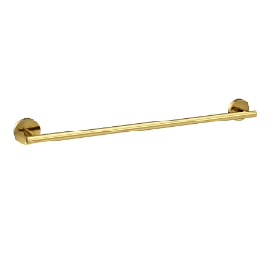 Picture of Single Towel Rail 600mm Long - Gold Bright PVD