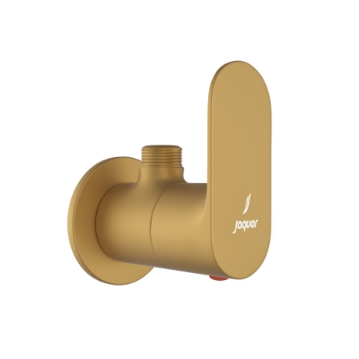 Picture of Angle Stop Cock with Wall Flange - Gold Matt PVD