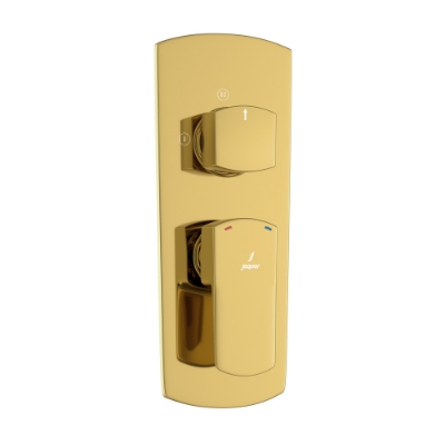 Picture of Aquamax Exposed Part Kit of Single Lever Shower Mixer - Gold Bright PVD
