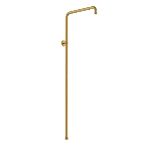 Picture of Exposed Shower Pipe with Hand Shower Holder - Gold Matt PVD