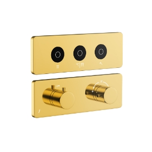 Picture of Exposed Part Kit of Cloud Touch Shower System - Gold Bright PVD