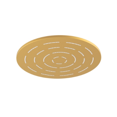 Picture of Round Shape Single Flow Maze Overhead Shower - Gold Matt PVD