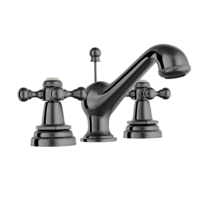 Picture of 3-Hole Basin Mixer - Black Chrome