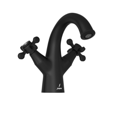 Picture of Central Hole Basin Mixer - Black Matt