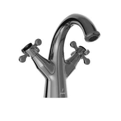 Picture of Central Hole Basin Mixer - Black Chrome