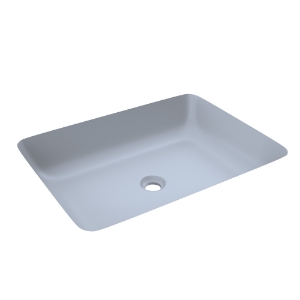 Picture of Under Counter Basin - Ice Blue Matt