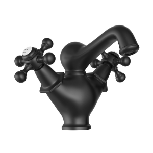 Picture of Central Hole Basin Mixer - Black Matt