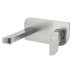Picture of Exposed Part Kit of Single Lever Basin Mixer Wall Mounted - Stainless Steel