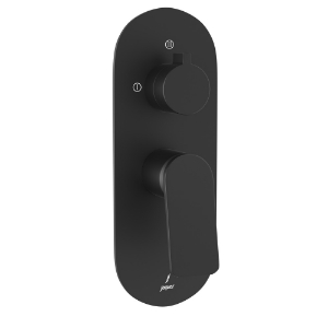 Picture of Aquamax Exposed Part Kit of Single Lever Shower Mixer with 3-way diverter - Black Matt