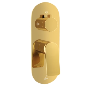 Picture of Aquamax Exposed Part Kit of Single Lever Shower Mixer with 3-way diverter - Gold Bright PVD